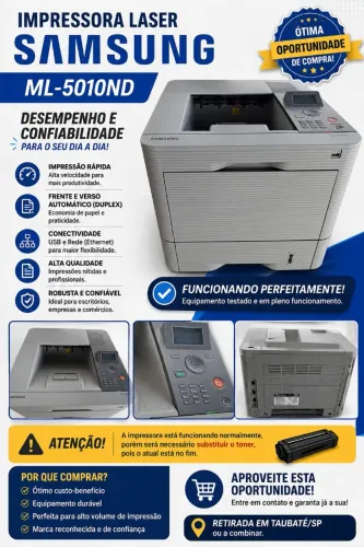Impressora Laser Samsung ML-5010ND