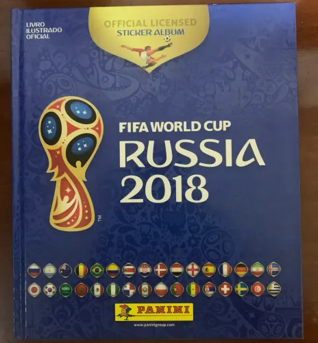 Álbum copa do mundo Rússia 2018 capa dura completo!
