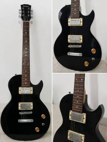 Guitarra Elétrica Thomaz TEG 330 Estilo Les Paul - Preta