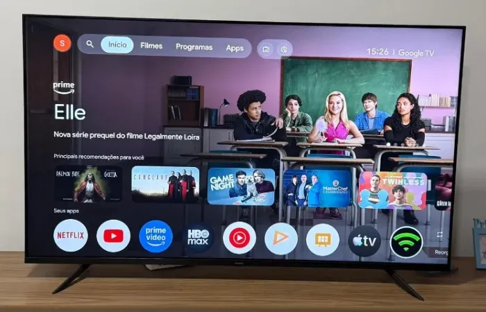 Smart TV Philips 50" PUG7019 4K UHD Google TV HDR Comando de Voz Bluetooth Visual sem Bord