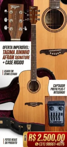Violão Tagima Juninho Afram