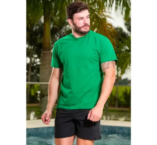 Camisas masculinas lisas