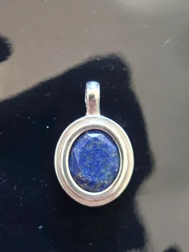 Pingente lápis lazuli prata 925 zurc store