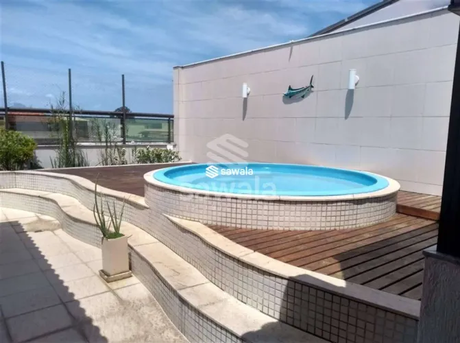 Cobertura à venda com 334,00m² e 3 quartos em Recreio dos Bandeirantes, Rio de Janeiro - R