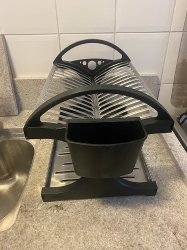 Escorredor Louça Grande Inox Dois Andares 16 Pratos Brinox