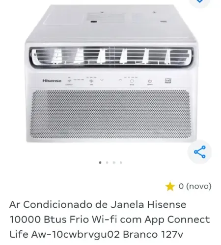 Ar condicionado hisense 10.000