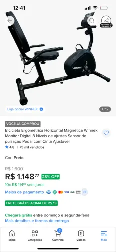 Bicicleta Ergométrica