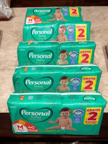5 pacotes fralda tamanho M