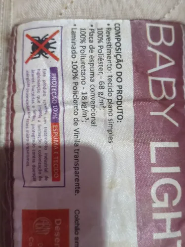 Colchão de berço infantil