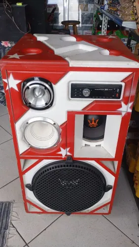 Caixa Bob 4 vias alto falante de 15 médio de 8 corneta e tweeter JBL 