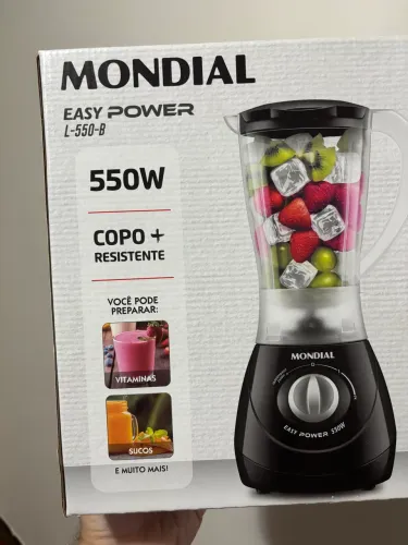 Liquidificador 550w Novo Mondial Novo