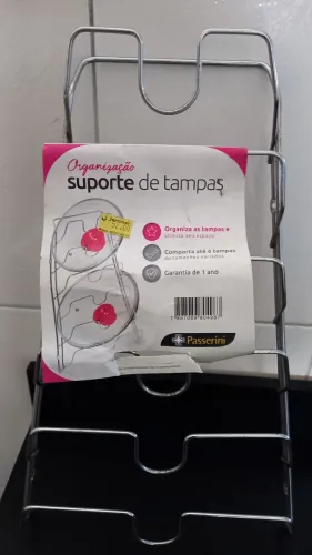 Suporte de tampas de panelas
