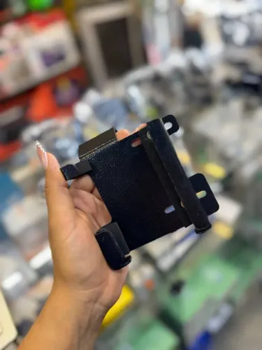 Suporte de Celular de Ferro para Moto Biz com Regulagem