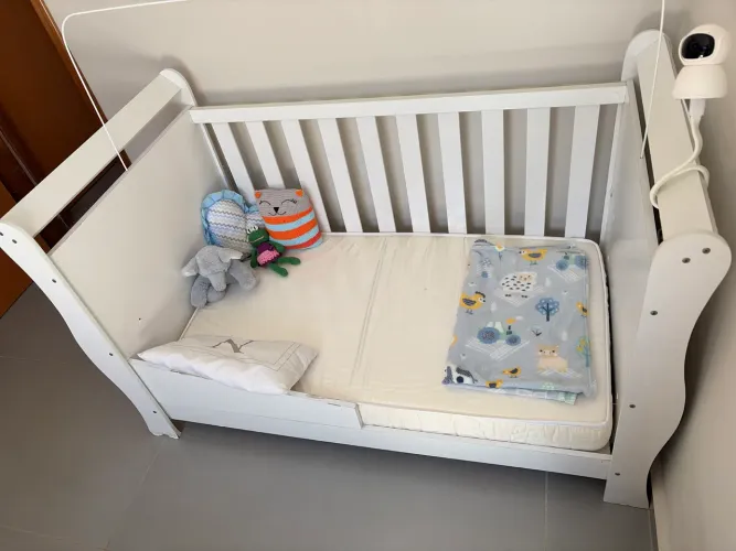 Berço bebê cresce junto com a criança