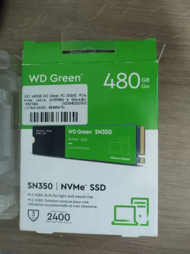SSD NVMe 480GB WD Green 
