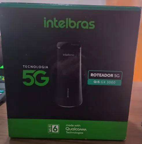 Roteador Gx 3000 5g Wifi 6 Dual Band Preto Intelbras