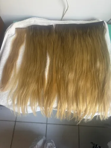 Vendo cabelo brasileiro loiro 60/63 cm para mega hair