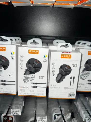 Carregador Veicular Turbo 60W Power Delivery Super