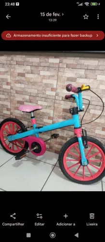 Bicicleta infantil aro 16