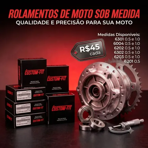 Rolamentos Roda Moto Sobmedida