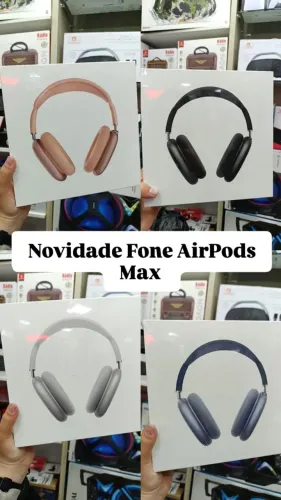 Fone de ouvido Sem fio Bluetooth  Airpods Max 