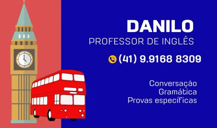 Aulas particulares inglês