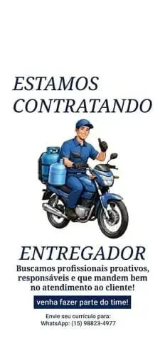 Entregador para Depósito de Gás 