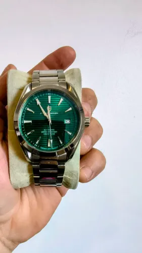 Relógio Automático Pagani Design PD-1688 Verde (Homage Omega Aqua Terra)