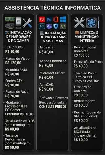 Assistência Técnica de Informática a Domicílio