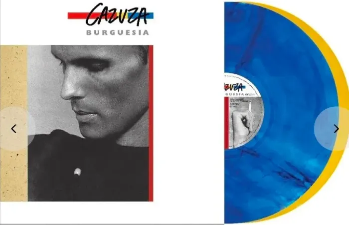 LP Vinil Cazuza Burgueisa Duplo Azul e Amarelo Novo Lacrado