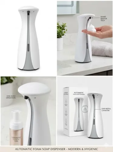 Dispenser para sabonete ou detergente com sensor