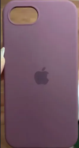 capa silicone apple iphone 16 roxo