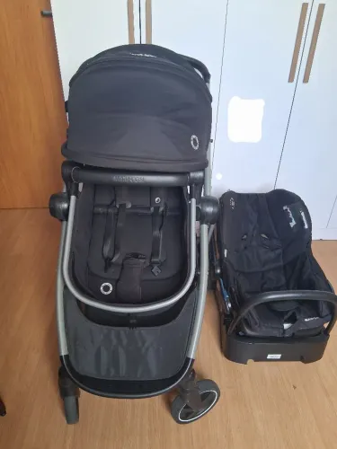 Carrinho Maxi Cosi Anna 2 + Bebe Conforto + Base