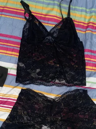 Conjunto lingerie renda 