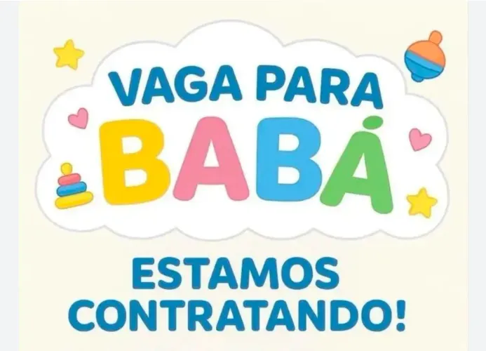 Vaga para babá