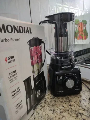 batedeira mondial turbo Power 550w nova