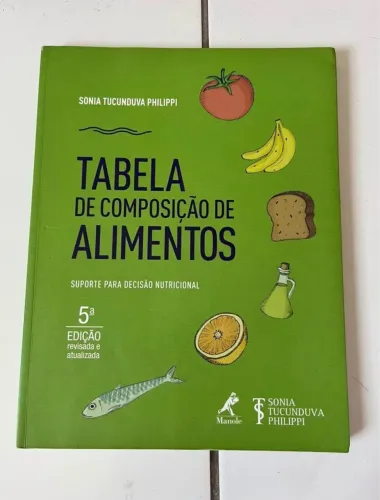 Livro Tabela de Composição de Alimentos 5ª edição