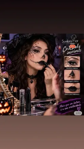 Baton preto halloween