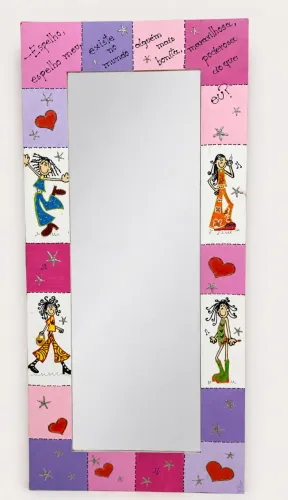 Espelho decorado