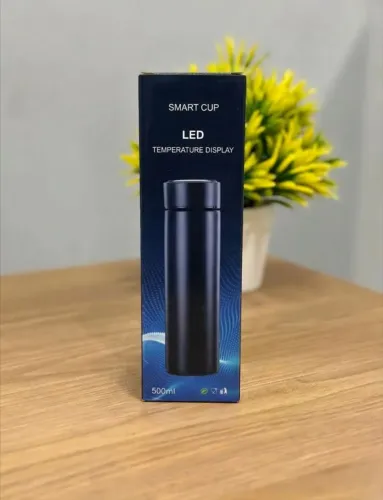 Garrafa inteligente inox com display 500ml