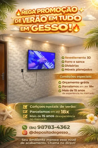 Tudo em Gesso