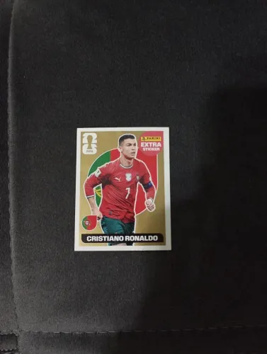 Figurinha Cristiano Ronaldo Gold 