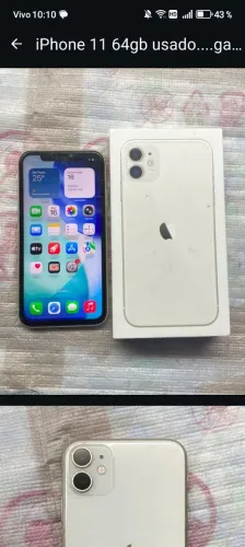 IPhone 11 64gb usado. 76 de bateria