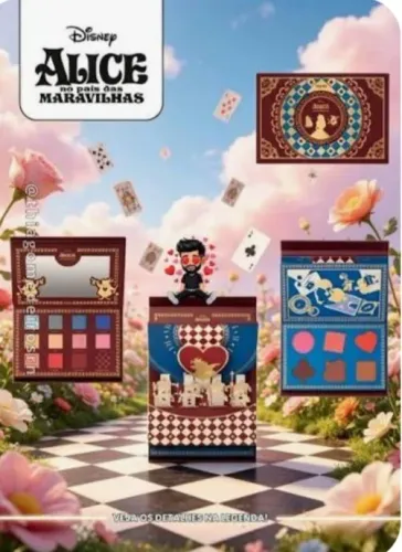 Paleta Alice pais das maravilhas