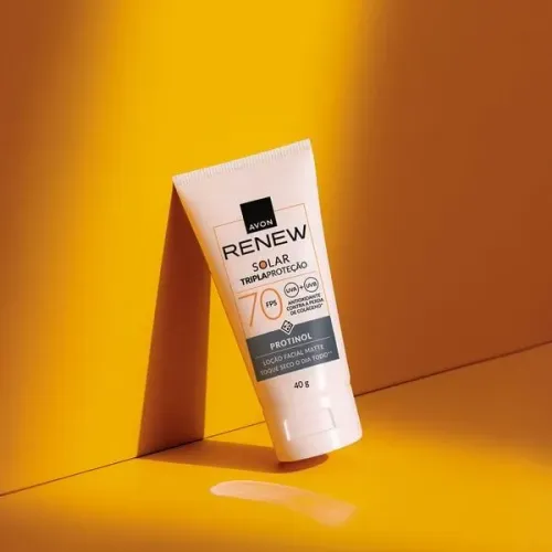 Renew Solar FPS 70 Protinol Loção Facial Matte Avon