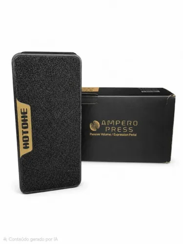Pedal de Expressão/Volume Hotone Ampero Press - Preto com Caixa