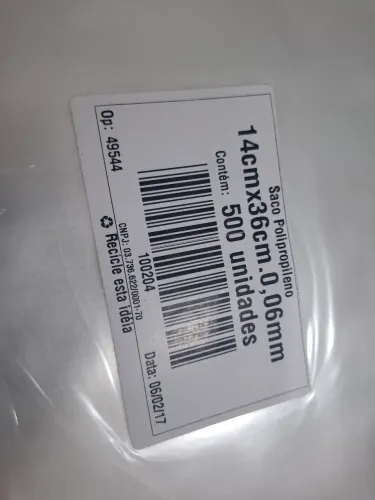5000 Sacos de polipropileno 14x36