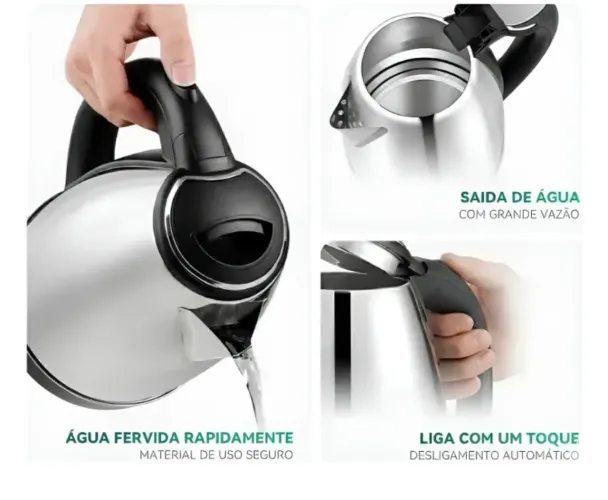 Chaleira elétrica 1,8L