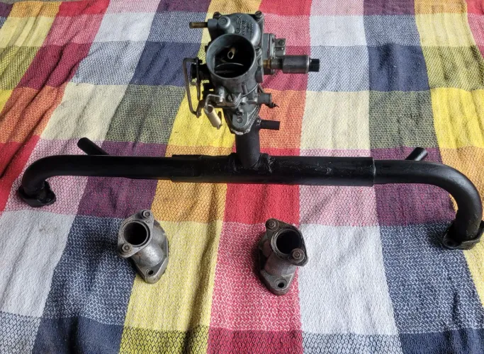 Coletor para carburador simples kombi fusca