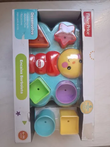 Brinquedo Encaixa Borboleta Fisher-Price - Novo na Caixa (Lacrado)
